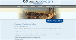 Desktop Screenshot of dentalconceptssf.com